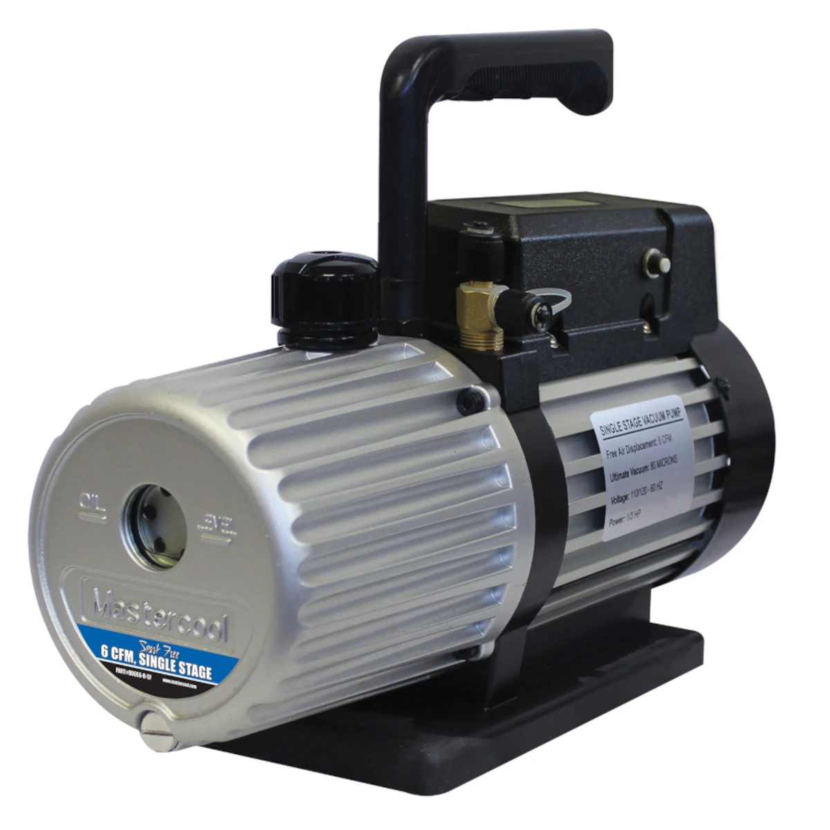 MASTERCOOL Spark Free 6 CFM Vacuum Pump (Single Stage)