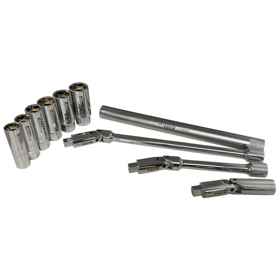 PLATINUM 99610 10 Pc. Master Spark Plug Socket Set