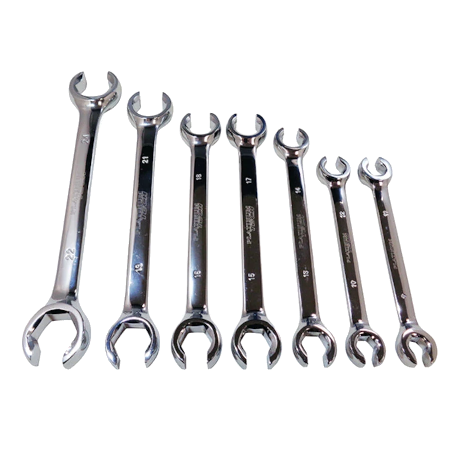 PLATINUM 99710 7 Pc Metric Flare Nut Wrench Set