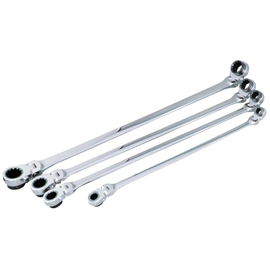 Platinum 99750 4 Pc. XL SAE Ratcheting Wrench Set