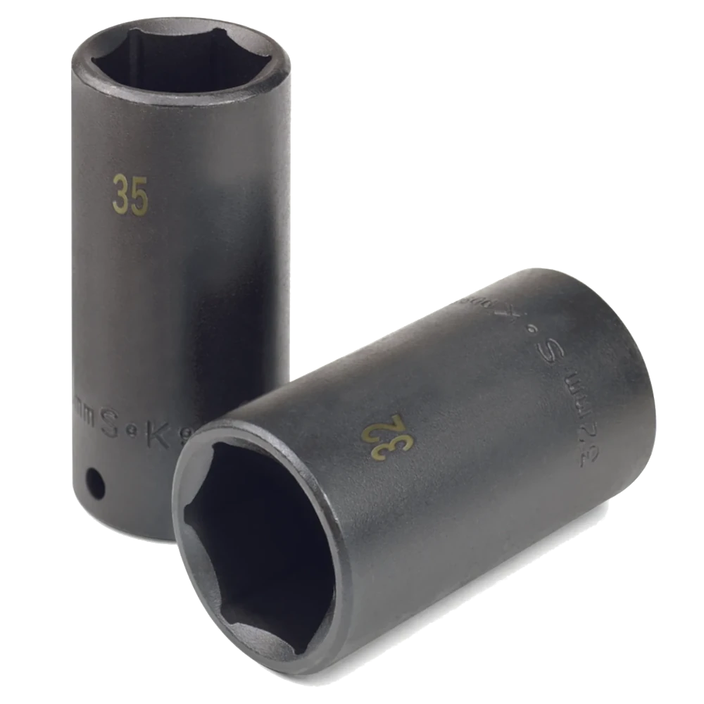 SK 34278 28 MM 1/2" Drive 6 Point Deep Metric Impact Socket