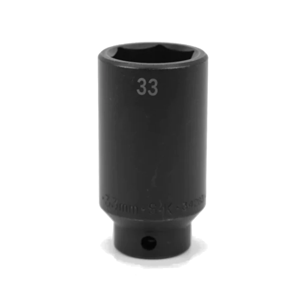 SK 33 MM 1/2" Drive 6 Point Deep Metric Impact Socket