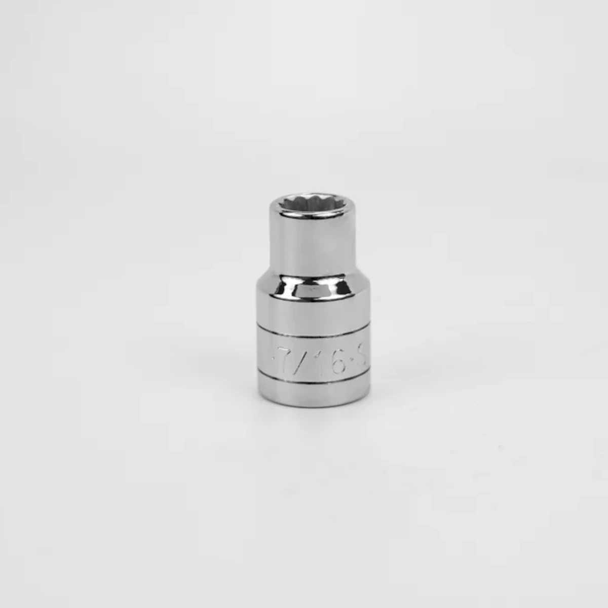 SK 7/8" 1/2" Drive 12 Point Fractional Standard Chrome Socket