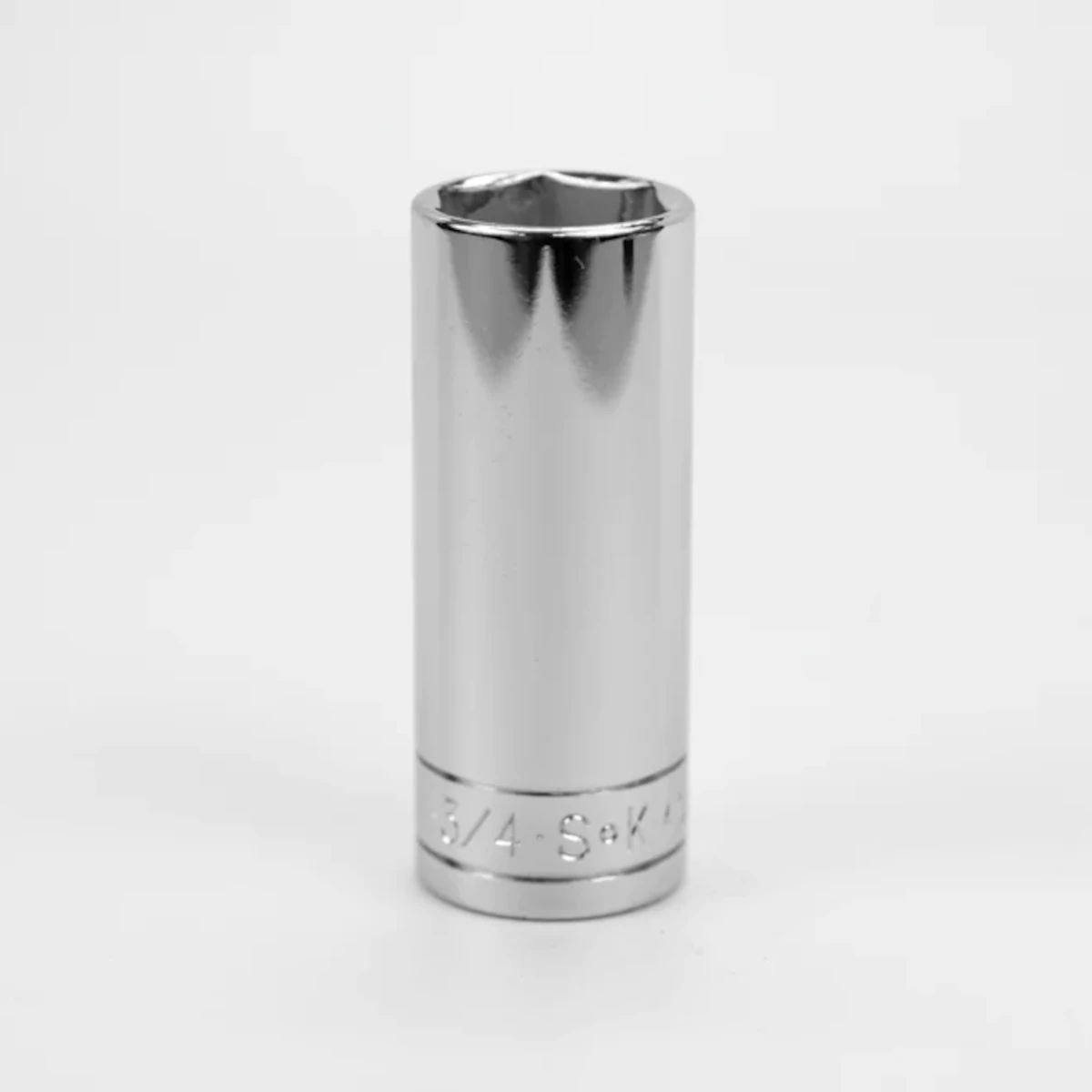 SK 40424 3/4" 3/8" Drive 6 Point Fractional Deep Chrome Socket
