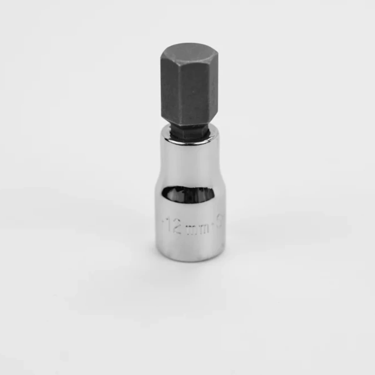SK 12 mm 3/8" Drive Hex Chrome Bit Socket
