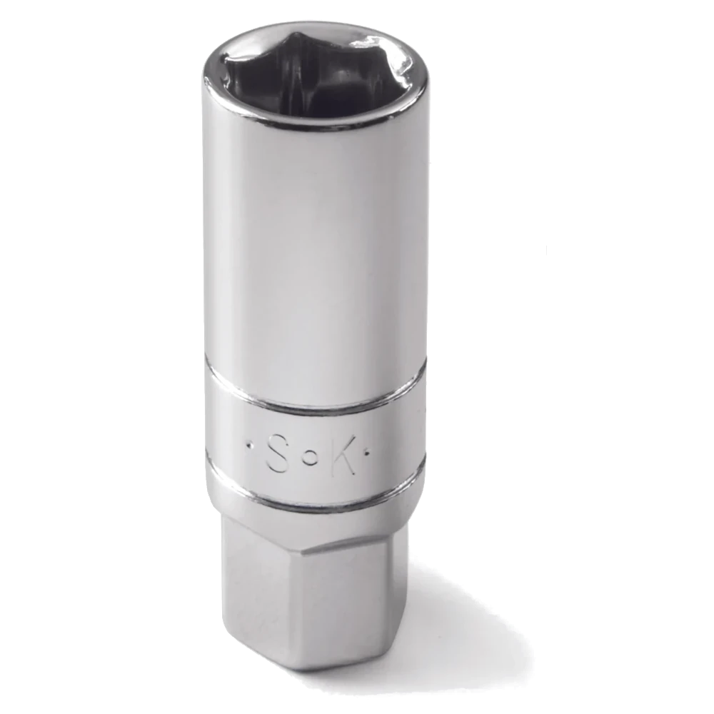 SK 9/16" 3/8" Drive Fractional Spark Plug Chrome Socket
