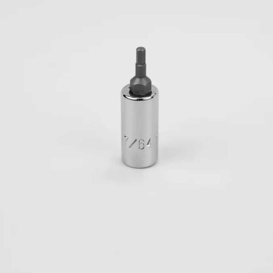SK 7/64" 1/4" Drive Hex Chrome Bit Socket
