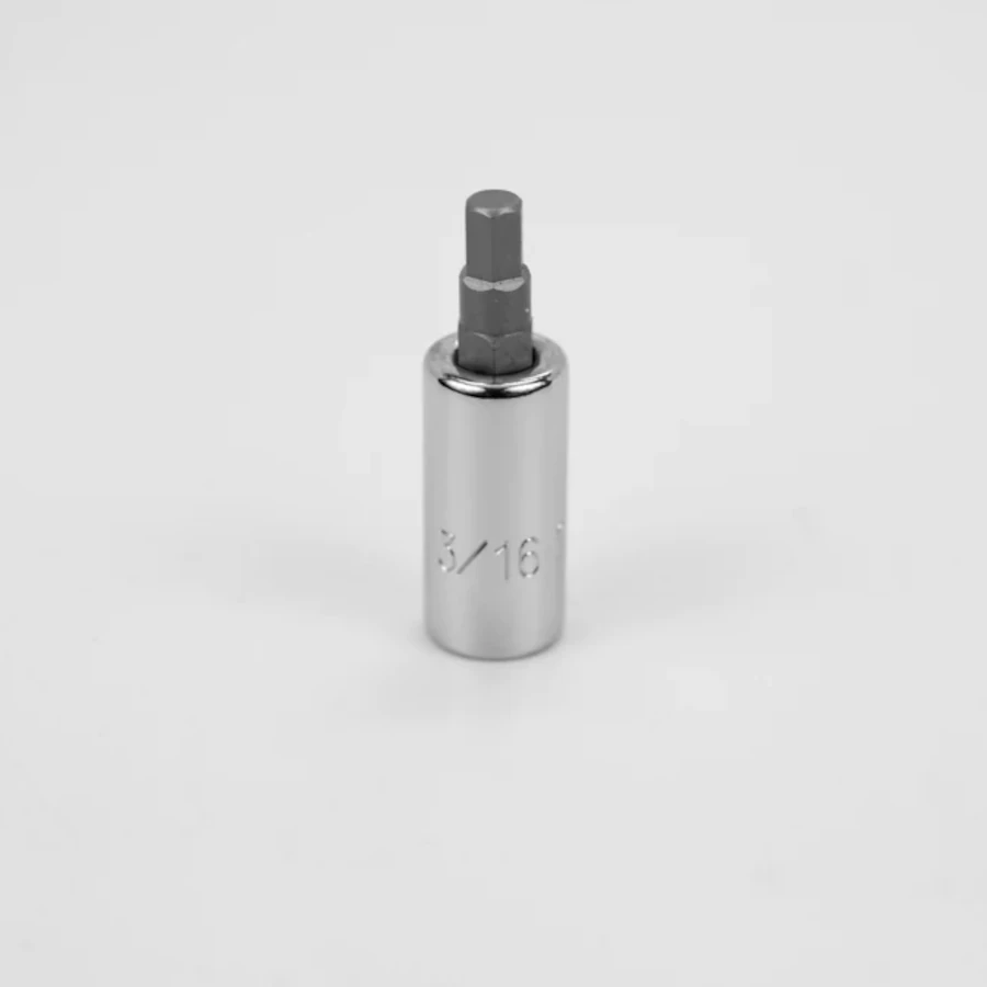 SK 3/16" 1/4" Drive Hex Chrome Bit Socket