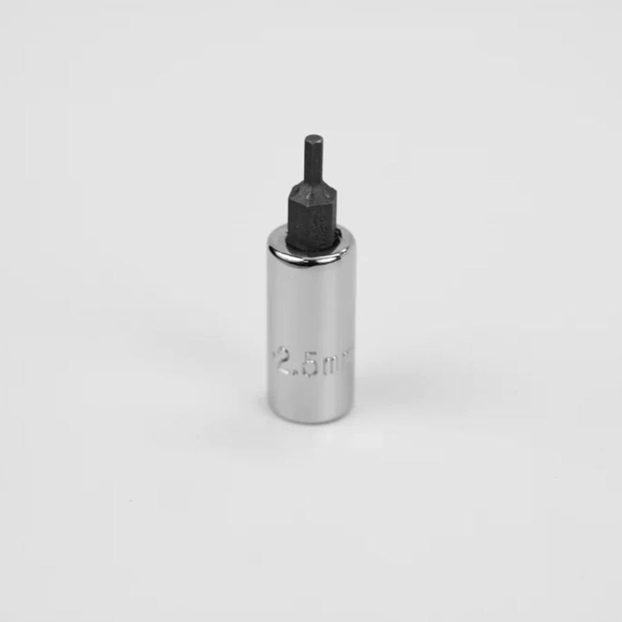 SK 2.5 mm 1/4" Drive Hex Chrome Bit Socket