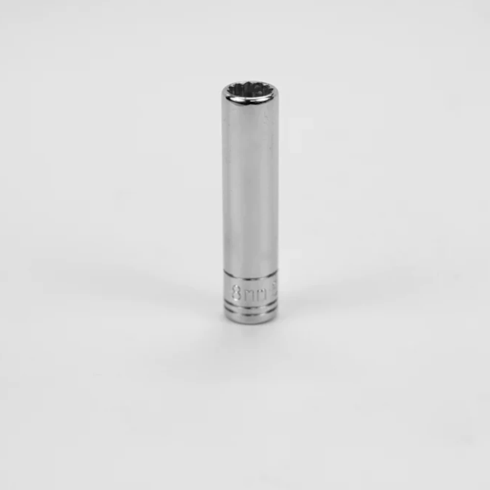SK 8MM 1/4" Drive 12 Point Metric Deep Chrome Socket