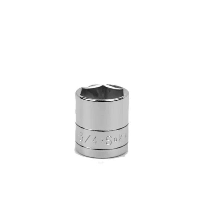 SK 3/4" 3/8" 6 Point Fractional Standard Chrome Socket