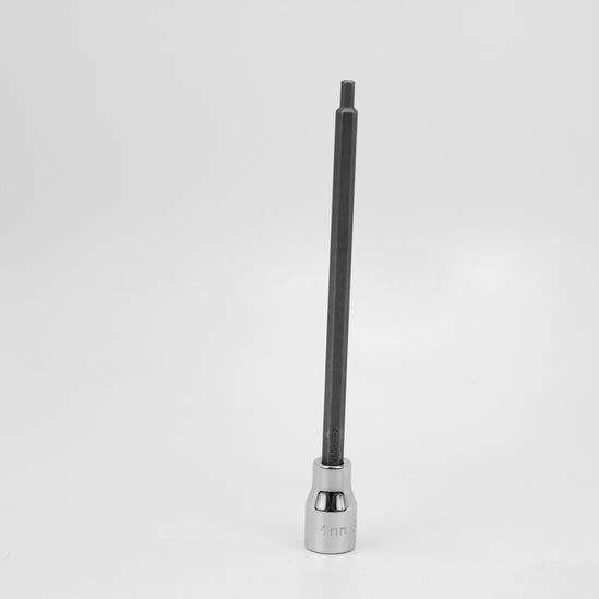 SK 45954 4mm 3/8" Drive Long Hex Chrome Bit Socket