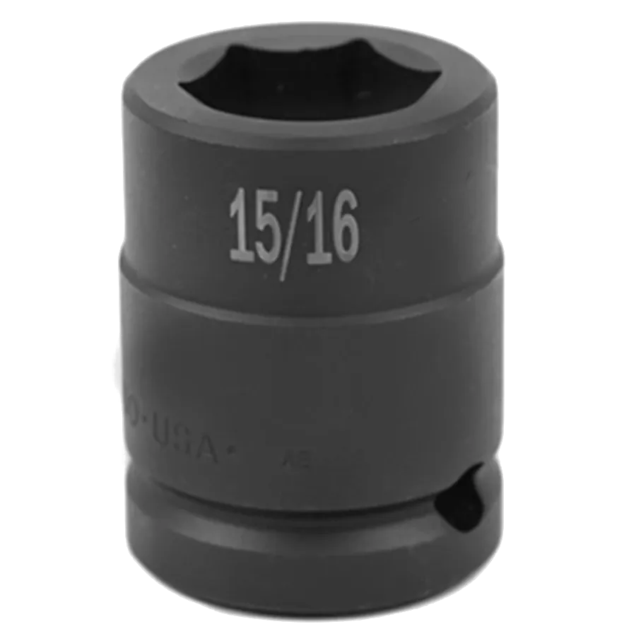 SK 15/16" 3/4" Drive 6 Point Standard Fractional Impact Socket