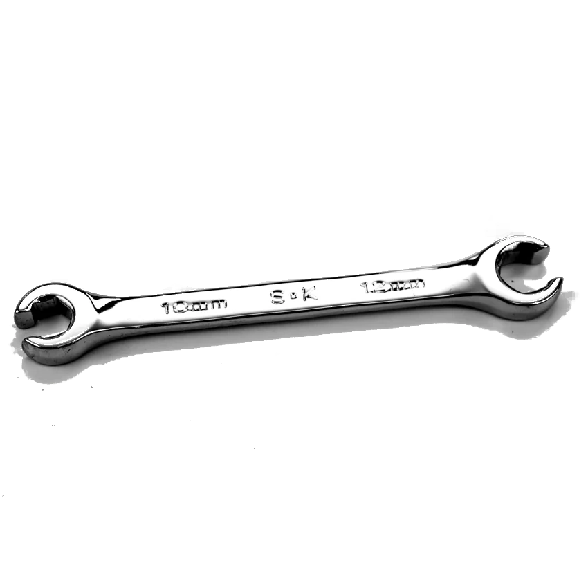 SK 8810 10 mm x 12 mm Regular Metric Flare Nut Chrome Wrench