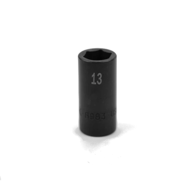 SK 13mm 3/8" Drive 6 Point Semi Deep Metric Impact Socket