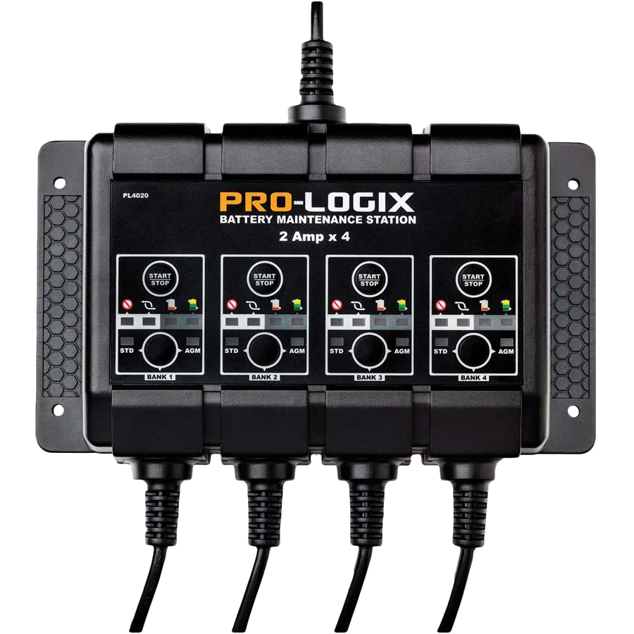 SOLAR PL4020 12V 4x2A Battery Maintenance Station