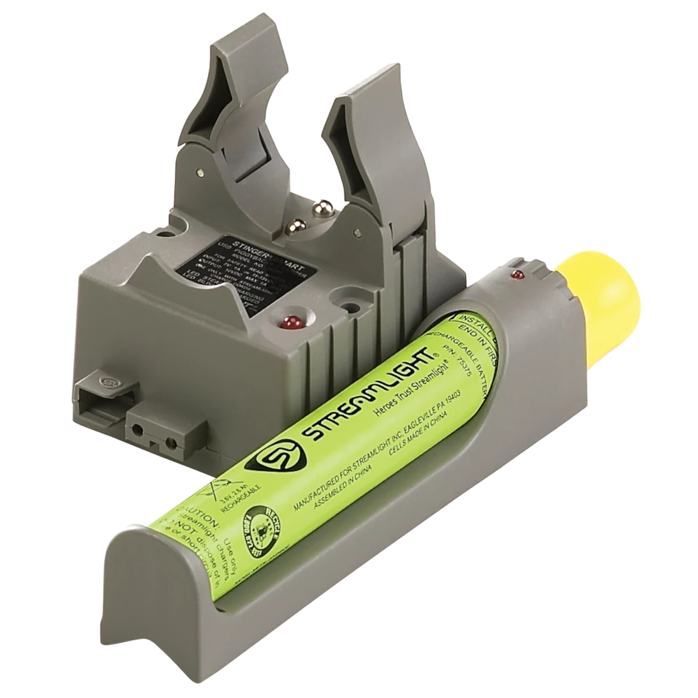 STREAMLIGHT Smart PiggyBack Charger Holder & Battery for Stinger® Classic Rechargeable LED Flashlight