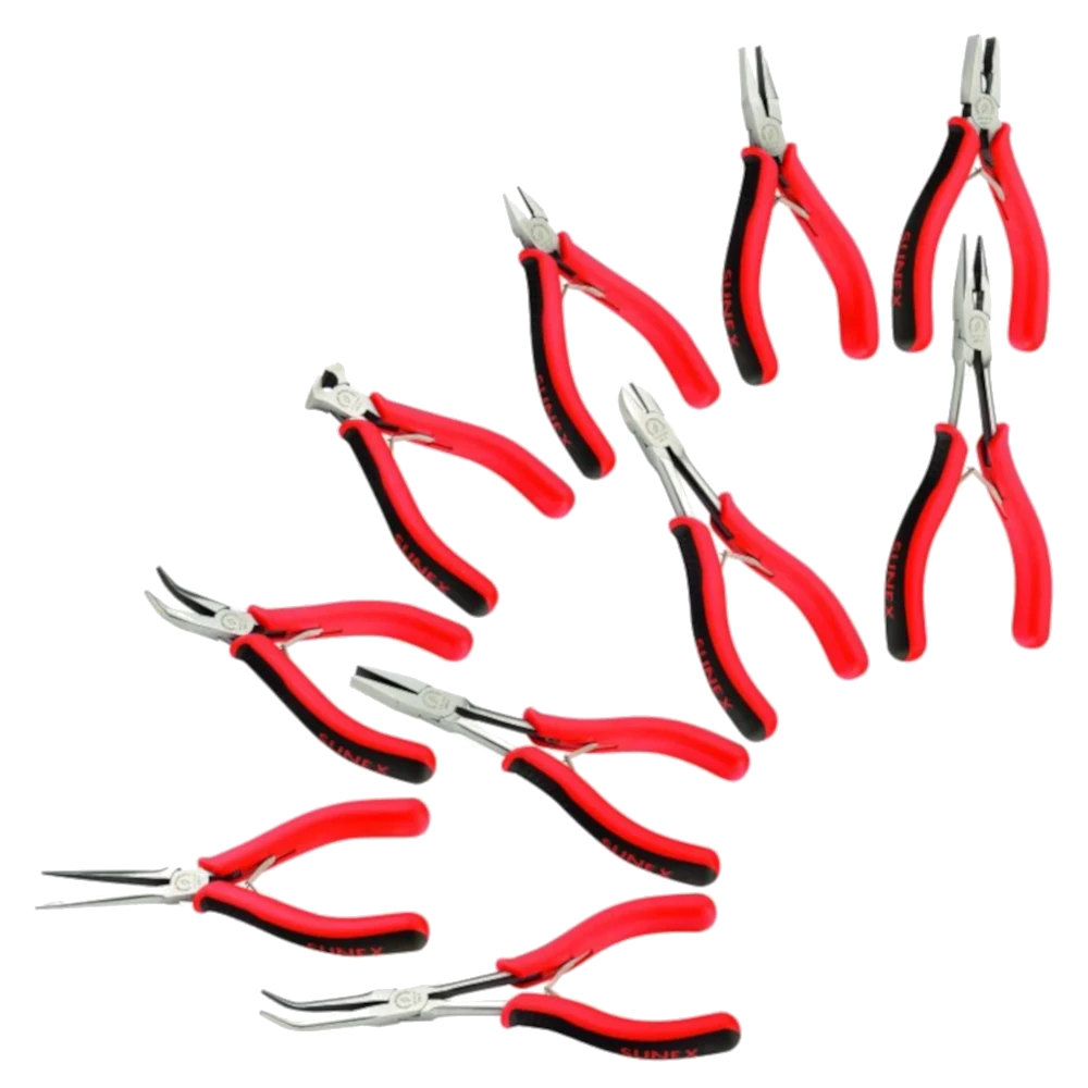 SUNEX 3612V 10 Pc Precision Plier Set