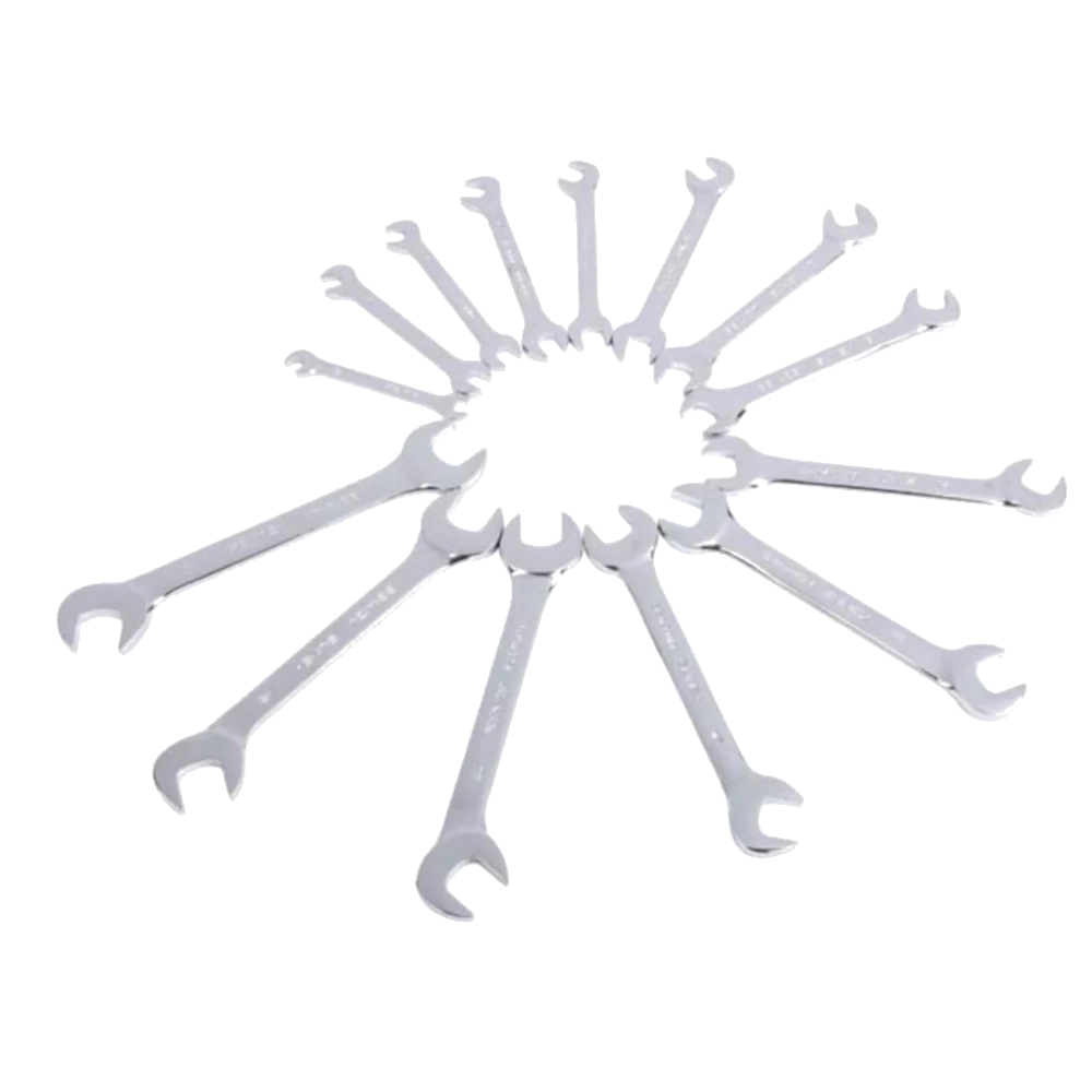 Sunex 9914M Fully Polished Metric Angle Head Wrench Set