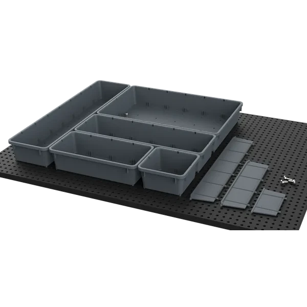 TOOLGRID CONTBDL52 Container Bundle for organizing hardware and small parts