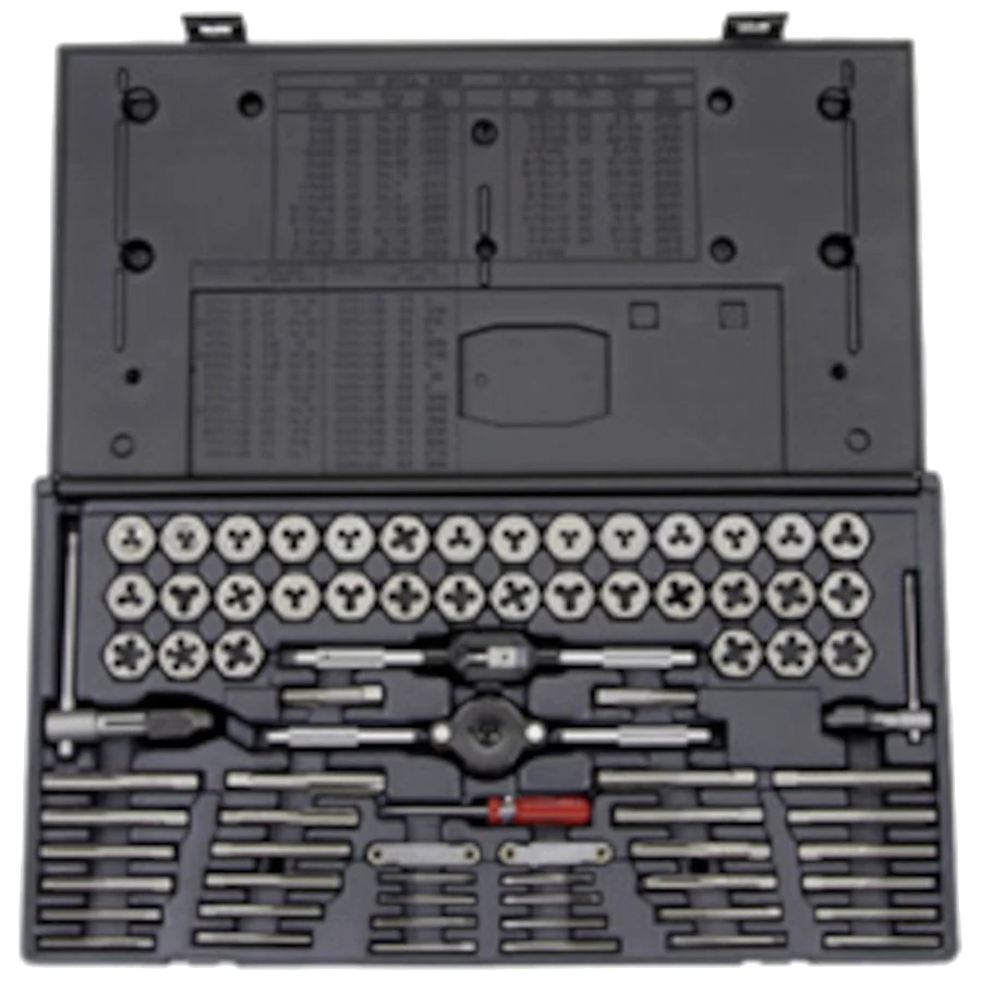 Vermont American 21741 High Carbon Steel 75 Piece Combination Tap & Die Set