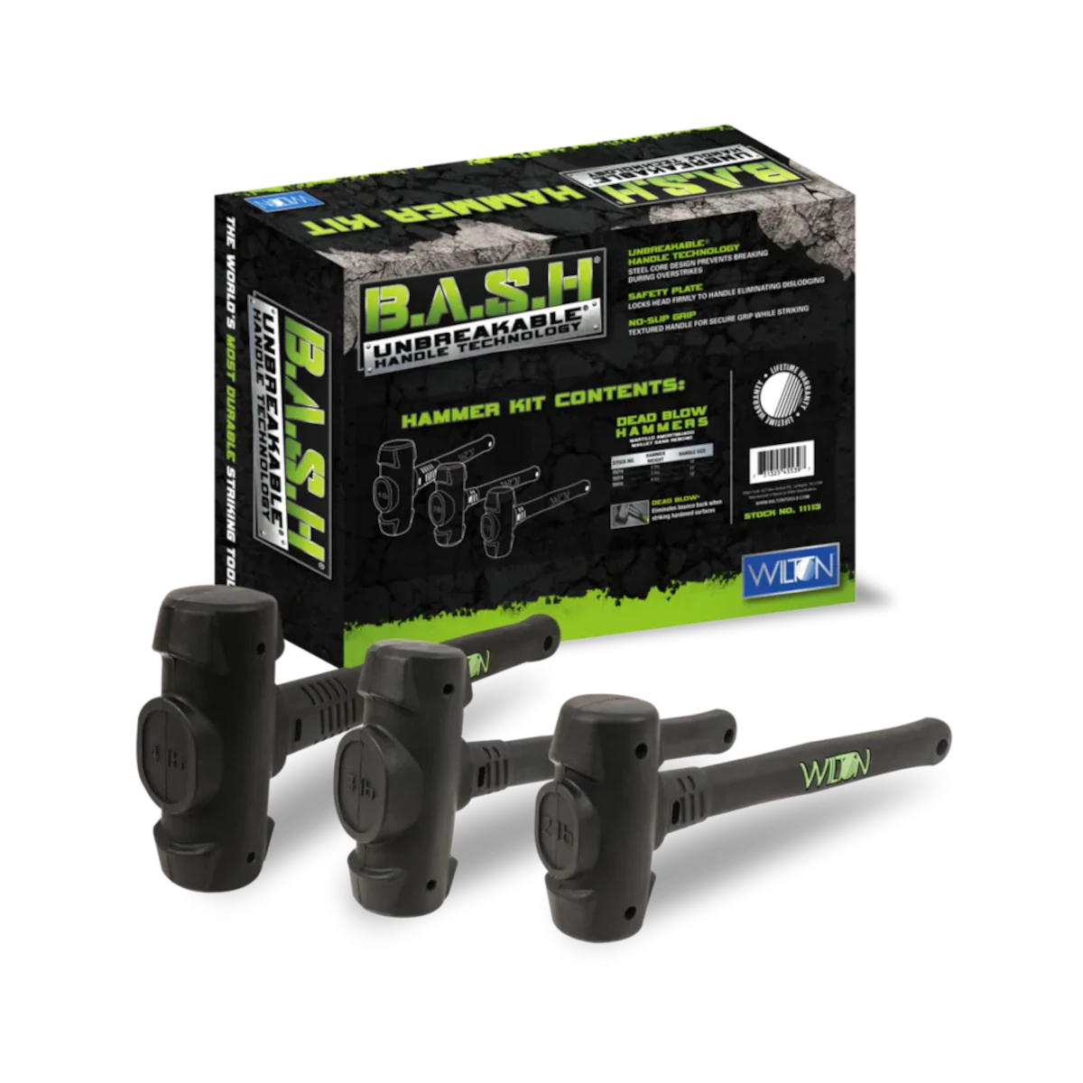 WILTON B.A.S.H&reg; 11113 Dead Blow Hammer Kit