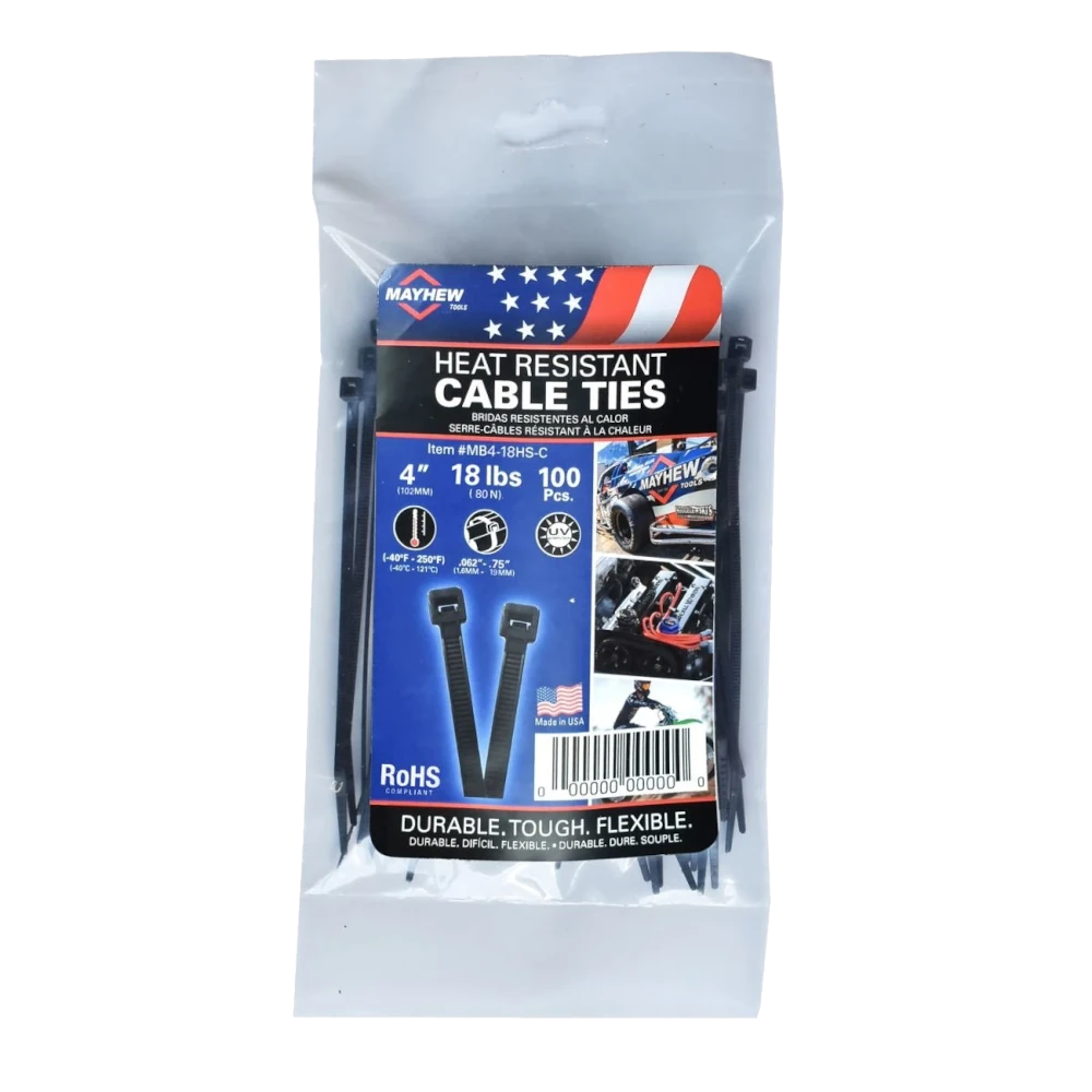 Mayhew 4" Heat Stabilized Cable Ties