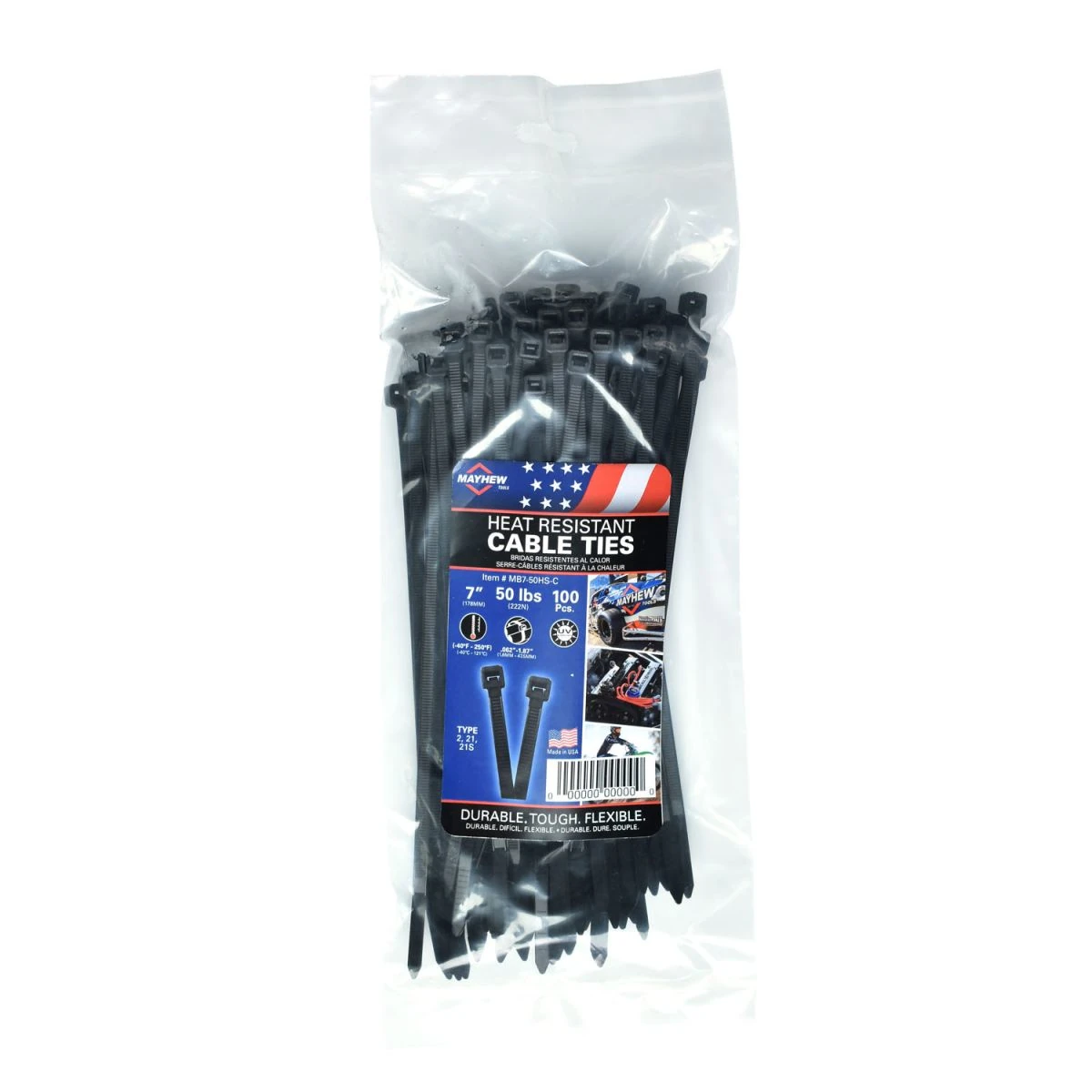 Mayhew 5" Heat Stabilized Cable Ties