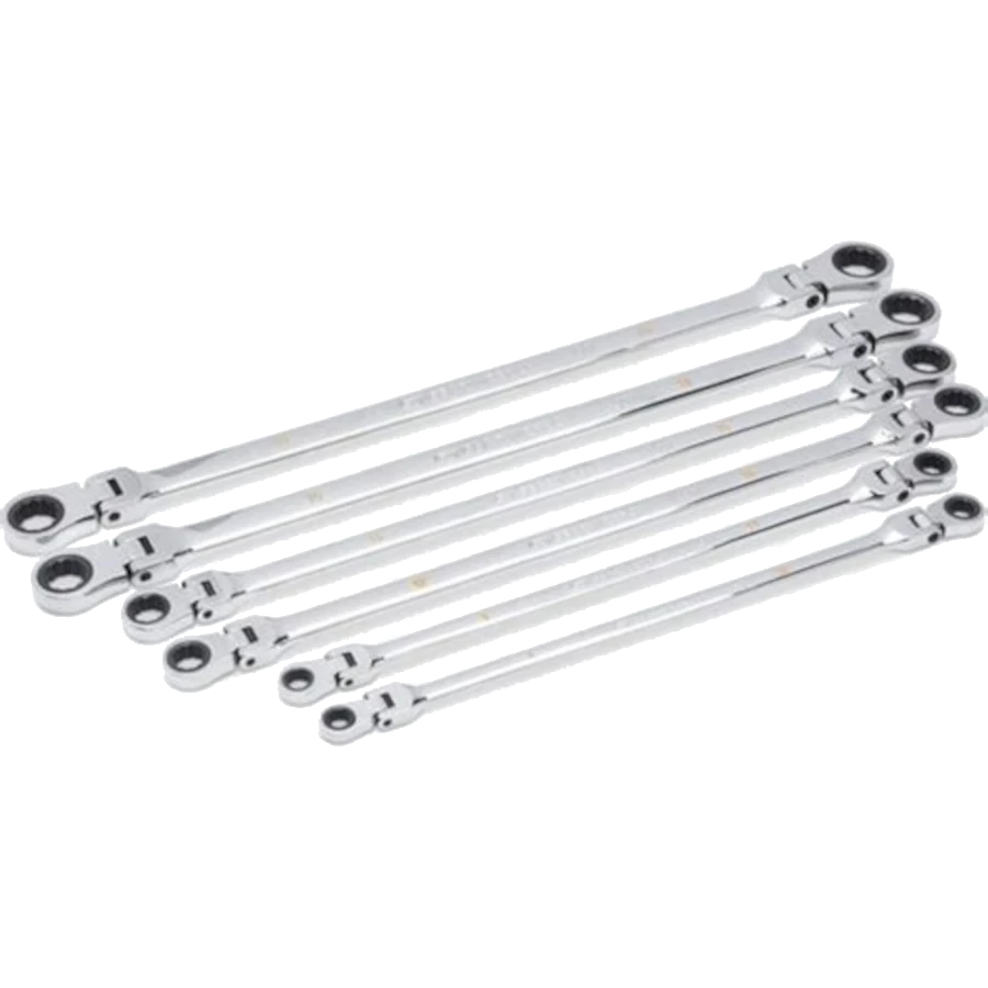 Gearwrench 86830 6 Piece 90T Metric Double Flex Wrench Set