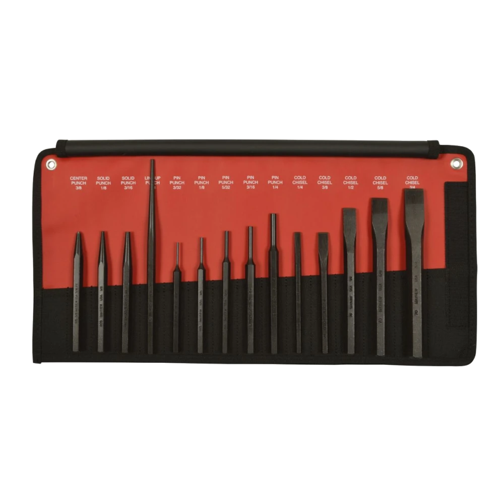 Mayhew 61044 14 PC. Punch and Chisel Set