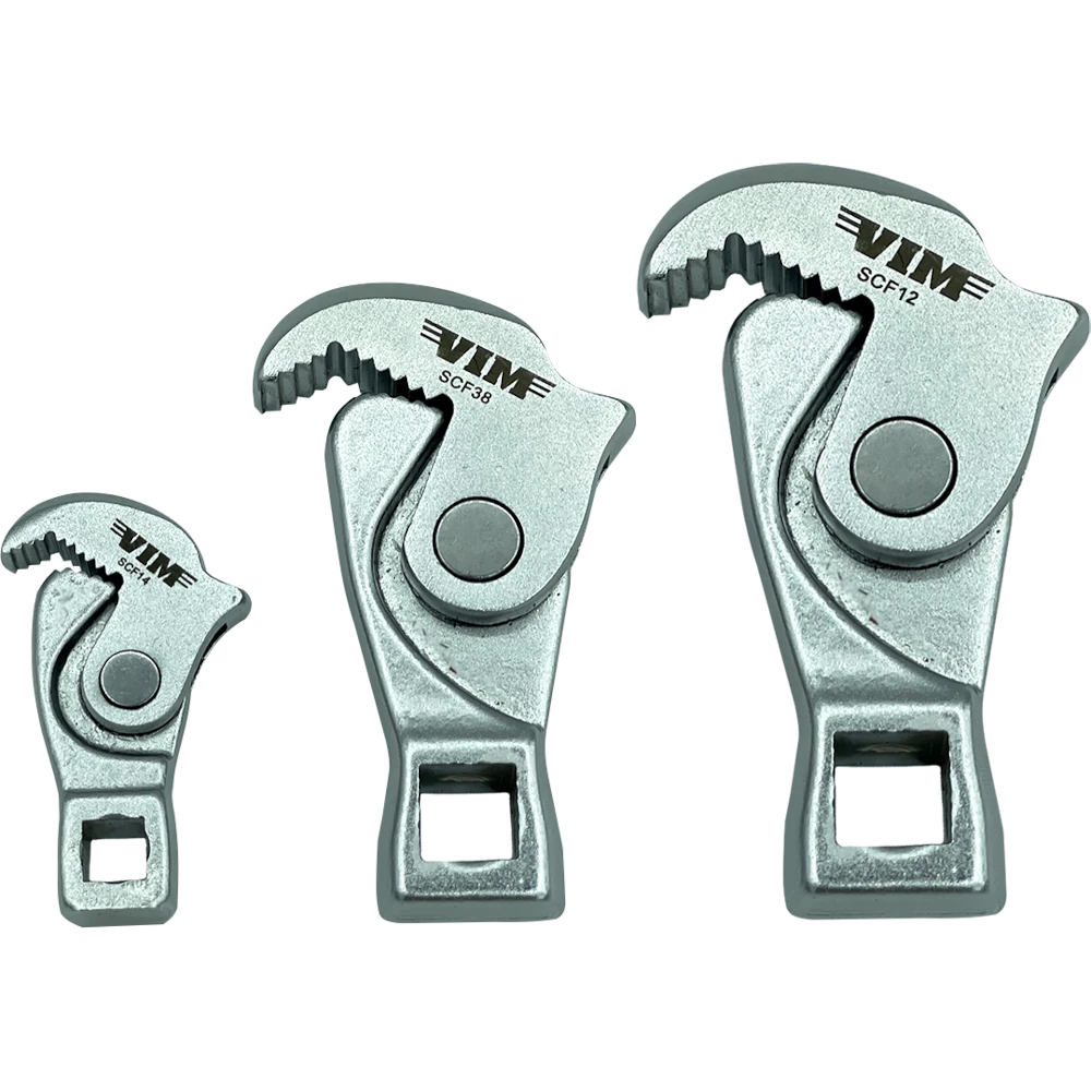 VIM 3 Piece Spring Loaded Crowfoot Wrench Set