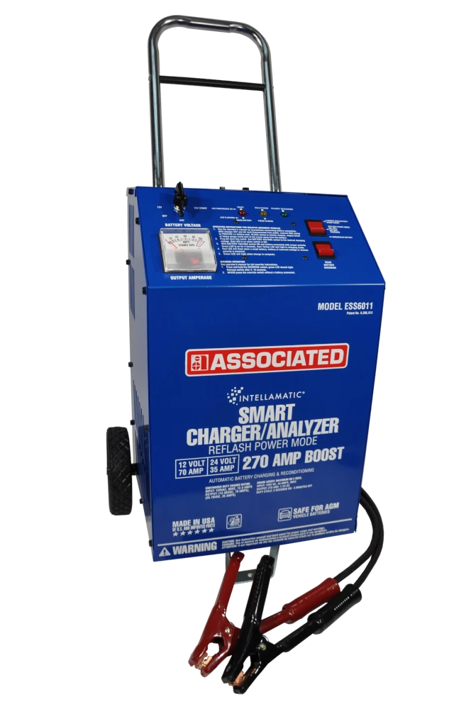 Associated 12/24V Intellamatic® Wheel Charger/Analyzer & Power Supply