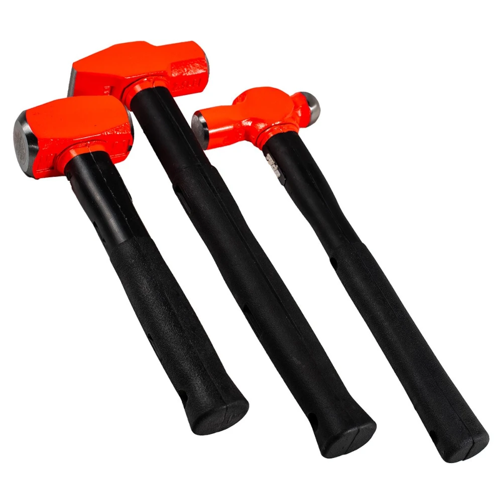 SP Tools 3PC Club Sledge, Ball Peen, & Cross Peen Hammer Set
