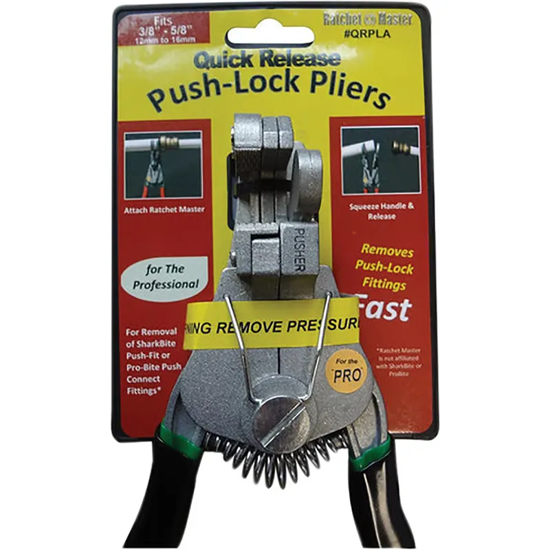 RATCHET MASTER Large angled quick release pliers