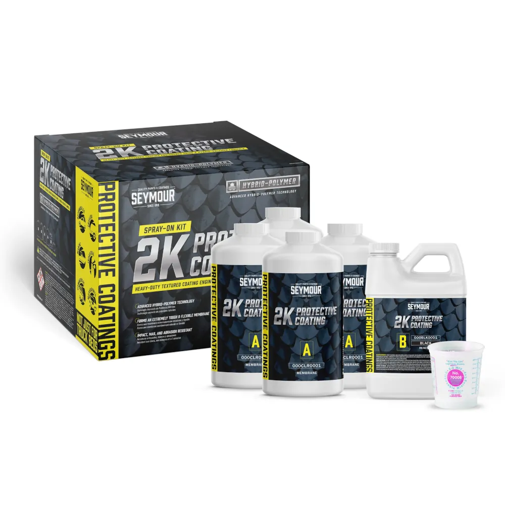 Seymour 2K Protective Coating Spray-On Kit–Black