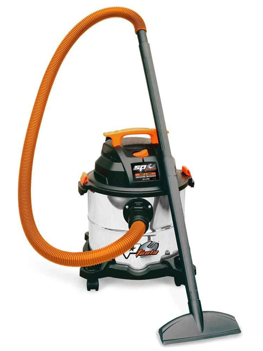 SP TOOLS 5 GALLON STAINLESS STEEL WET & DRY SHOP VACUUM CLEANER/BLOWER