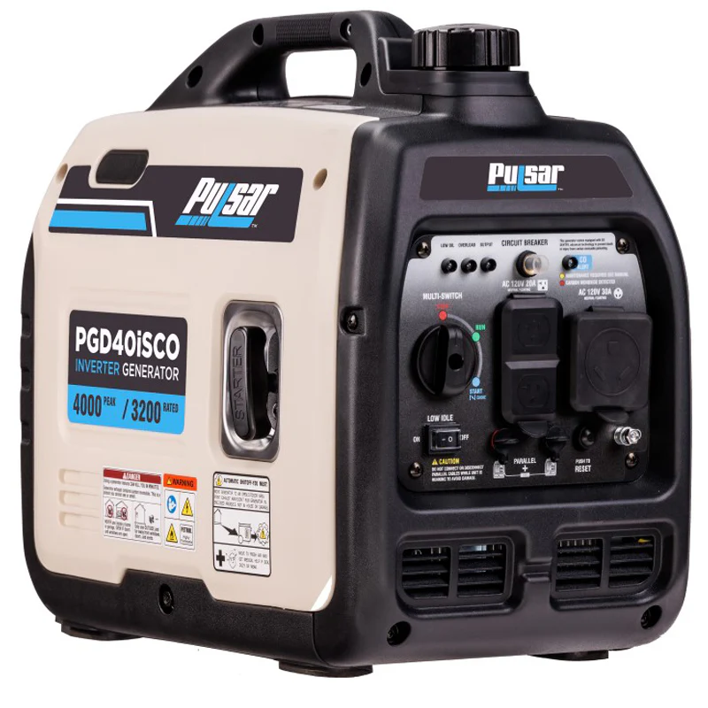 PULSAR 4,000 Watt Inverter Generator with CO Sentry