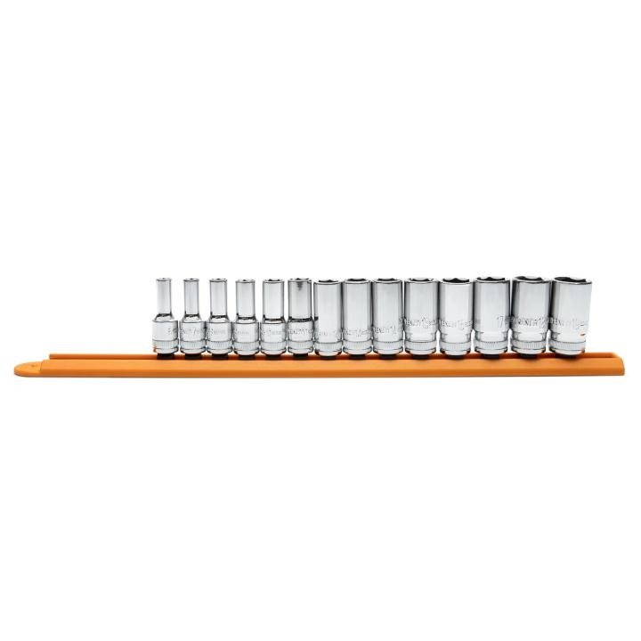 GearWrench 14 Piece 3/8" Drive 6 Point Mid Length Metric Socket Set