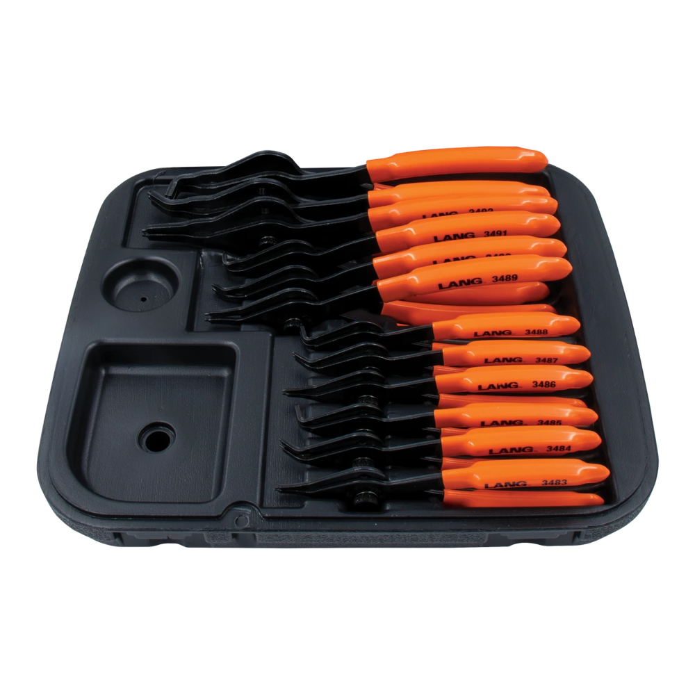 12-Pc. Combination Int/Ext Retaining Ring Pliers Set